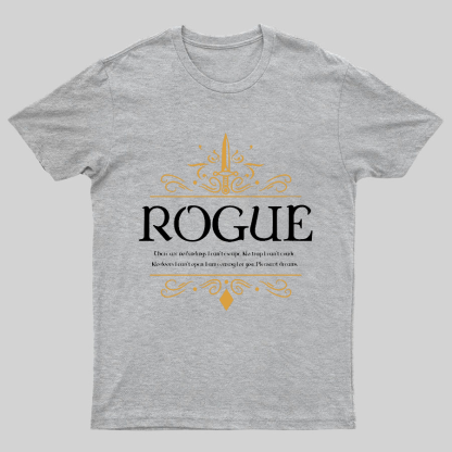 WoW Dungeons Crawler and Dragons Slayer Geeky T-Shirt