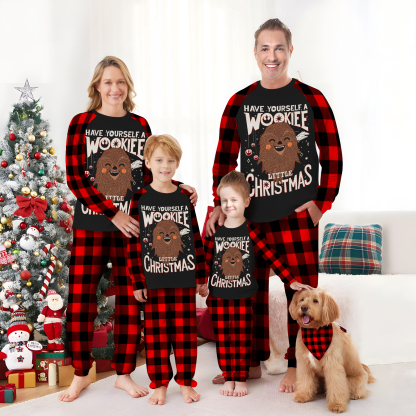Have Yourself A Wookiee Little Christmas Family Christmas Pajamas Set