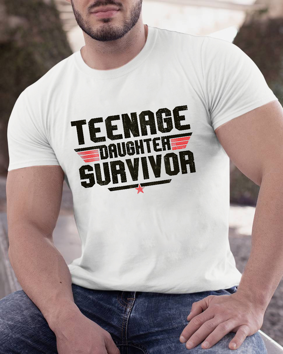 Teenage Daughter Survivor Vintage Geeky T-Shirt