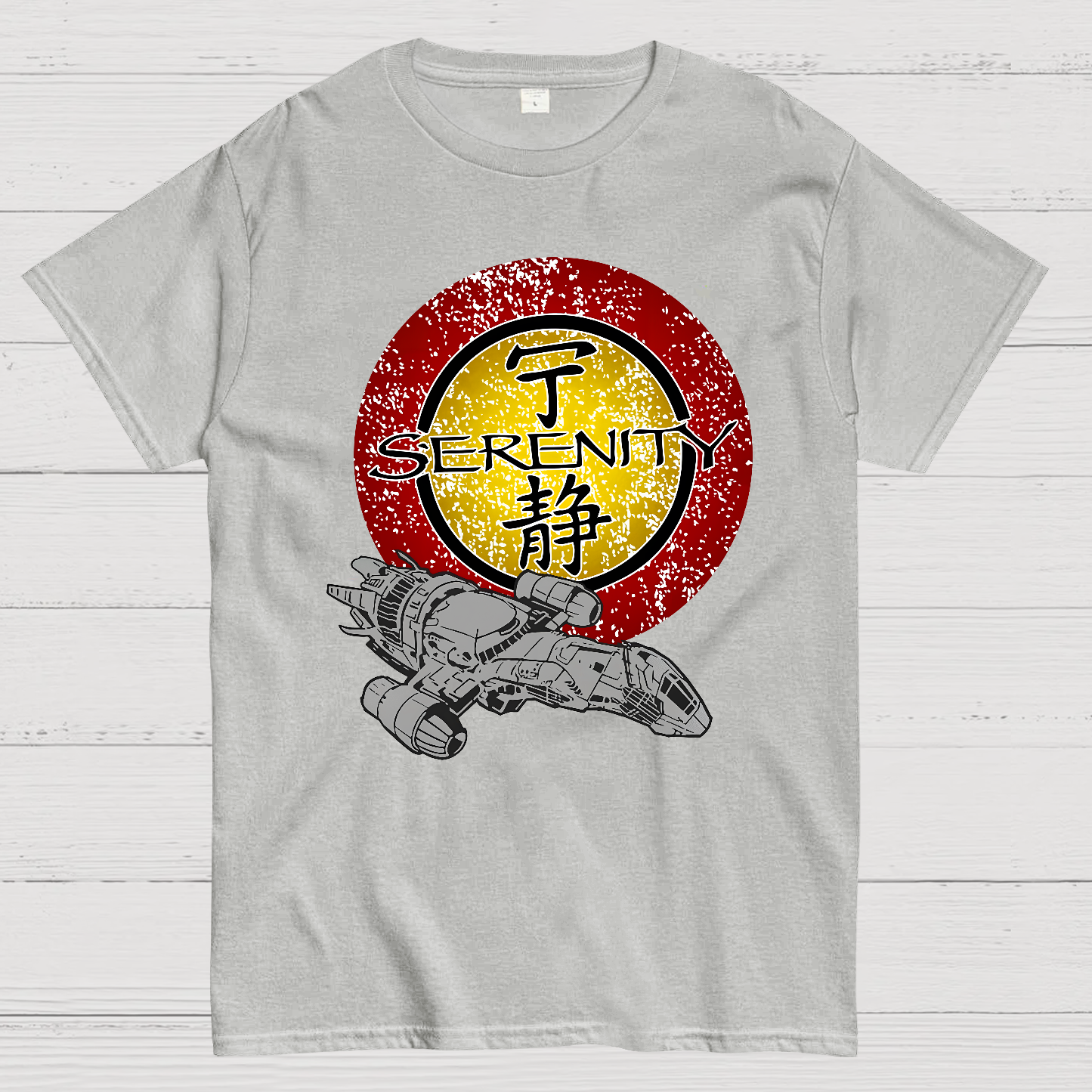 Firefly Serenity Spacecraft Geek T-Shirt