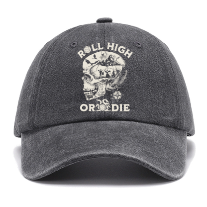 DND SHIRT: Roll High or Die Dungeons and Dragons Cotton Hat