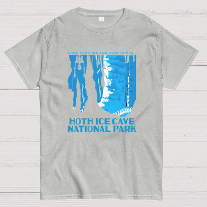Hoth Ice Cave National Park Geeky T-Shirt