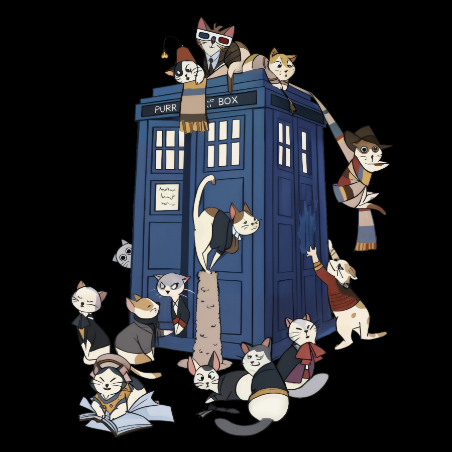Doctor Cat Geeky T-Shirt