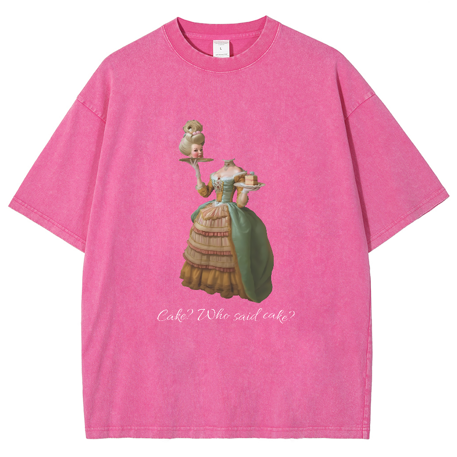 Let Them Eat Cake Vintage Distressed T-shirt