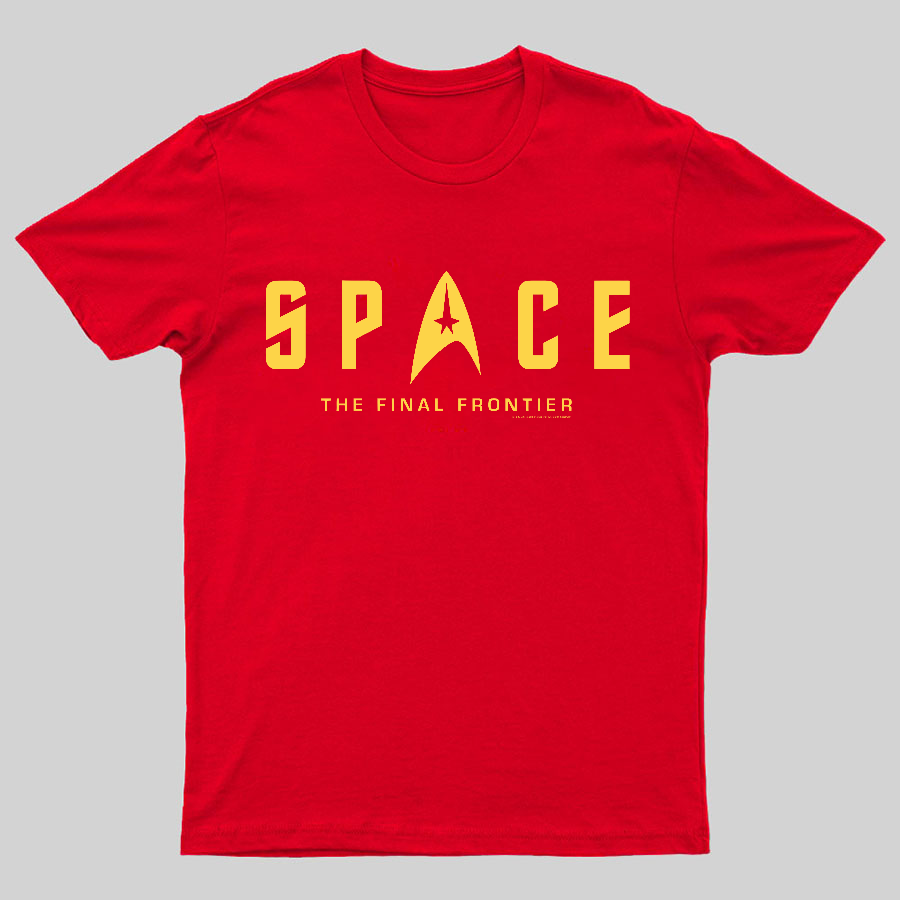 SPACE The Final Frontier Geeky T-Shirt