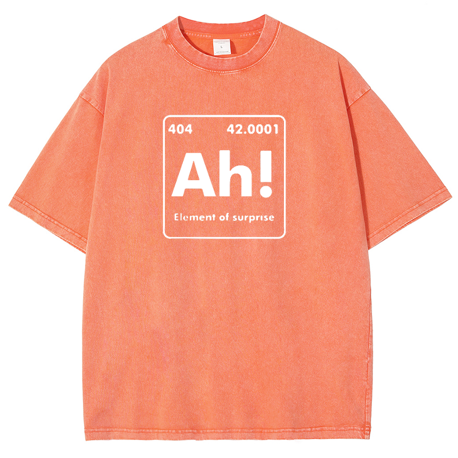 Ah! The Element Of Surprise Vintage Distressed T-shirt