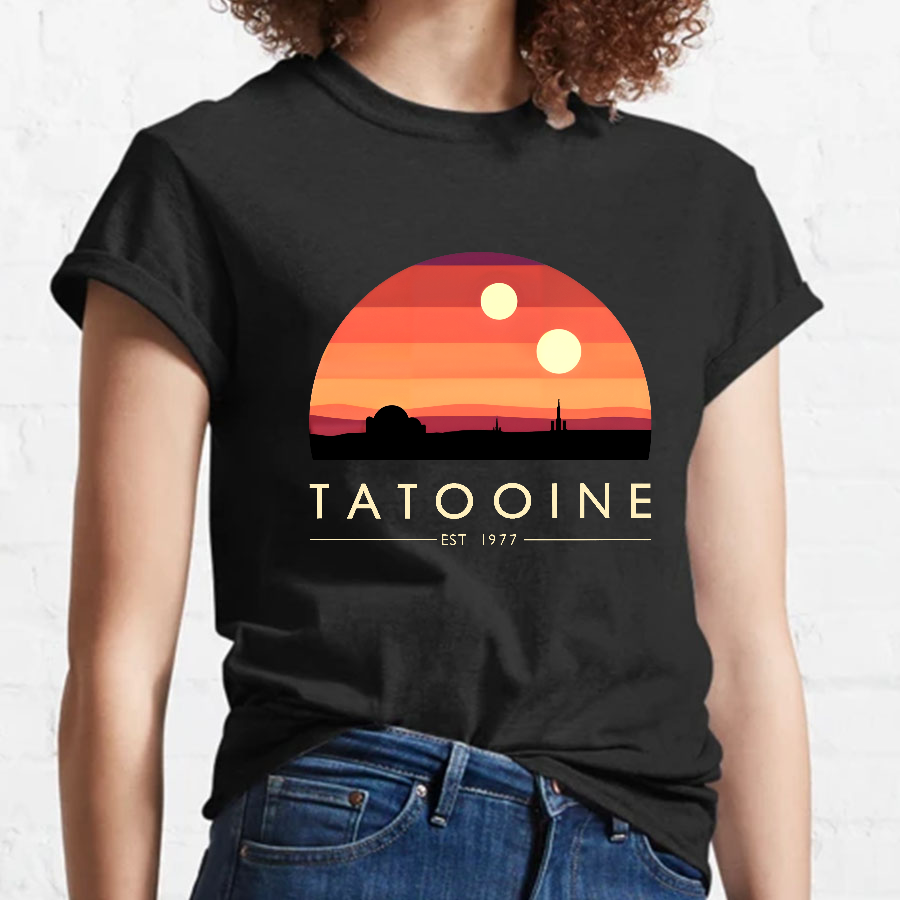 Tatooine Sunset Geeky T-Shirt
