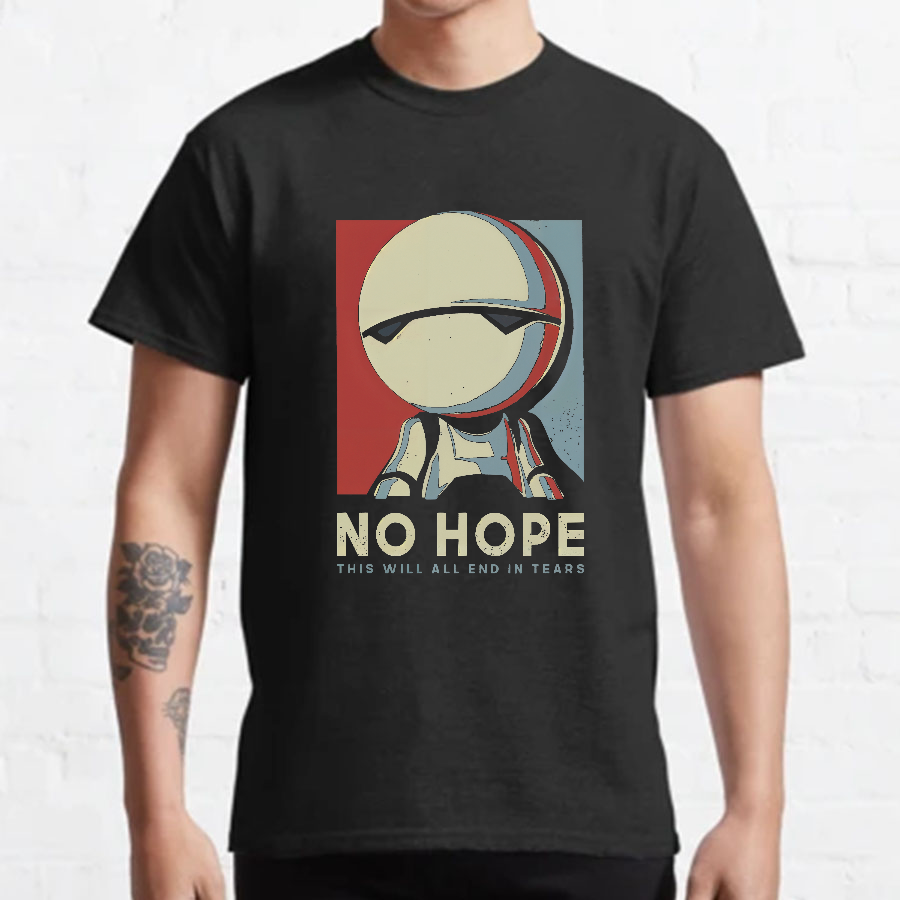 No Hope Marvin Robot Geeky T-Shirt