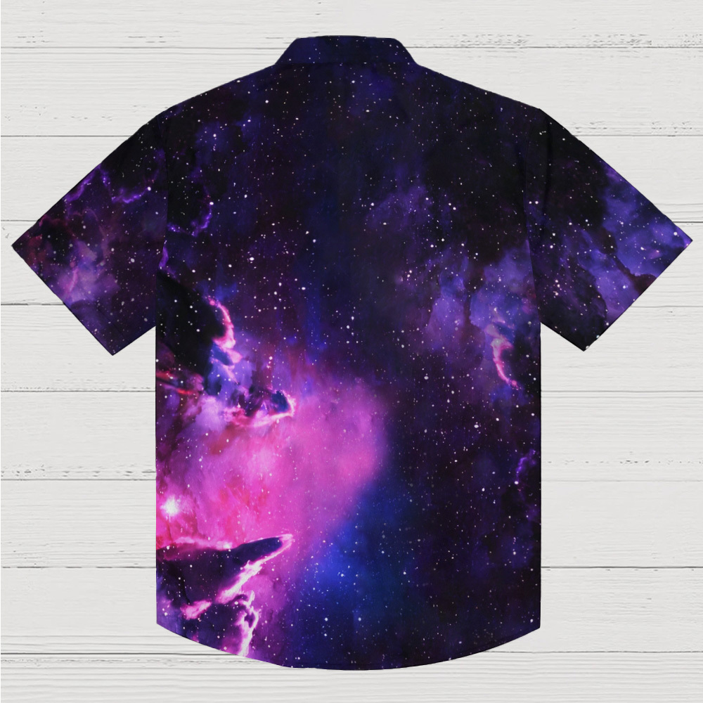 Purple Nebula Geeky Shirt