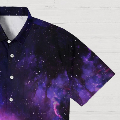 Purple Nebula Geeky Shirt