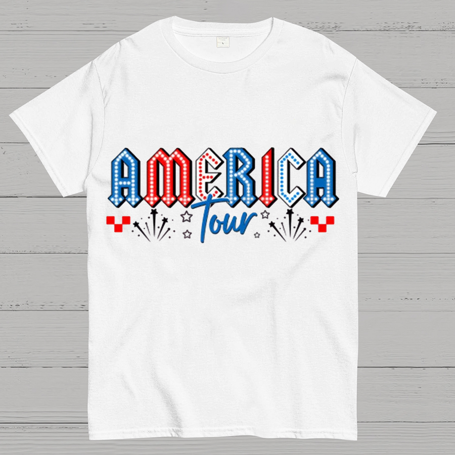 Retro America Tour 1776 Funny T-Shirt Gift
