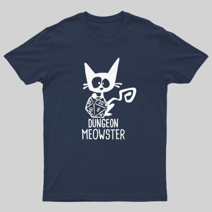 Dungeon Meowster Funny Unisex Gamer T-Shirt