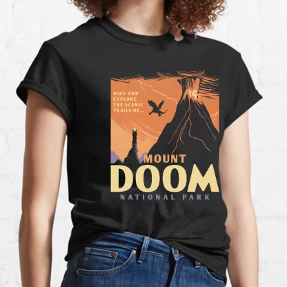 Mount Doom National Park Geeky T-Shirt