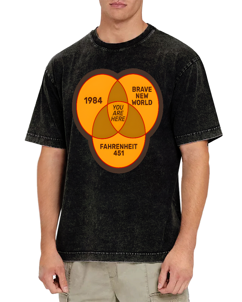 You Are Here Vintage Distressed T-shirt