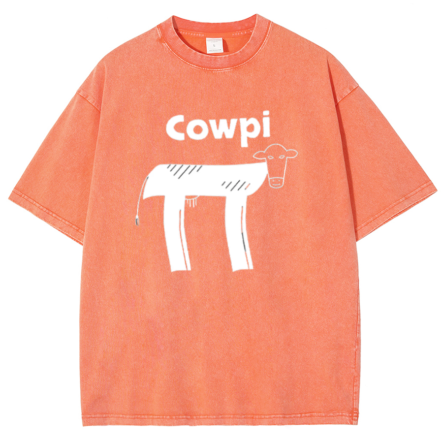 Cowpi Funny Geek Vintage Distressed T-shirt