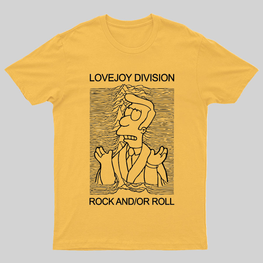 Lovejoy Division Rock And/Or Roll Geeky T-Shirt