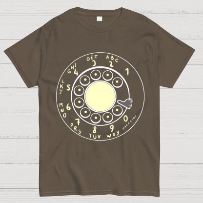 Rotary Dial Vintage Funny Nerd T-Shirt