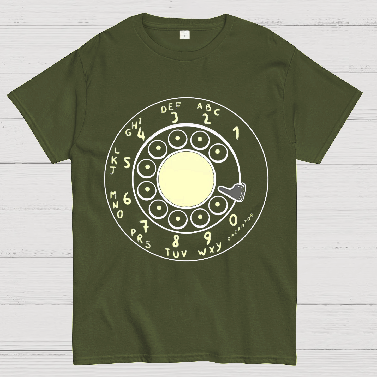 Rotary Dial Vintage Funny Nerd T-Shirt