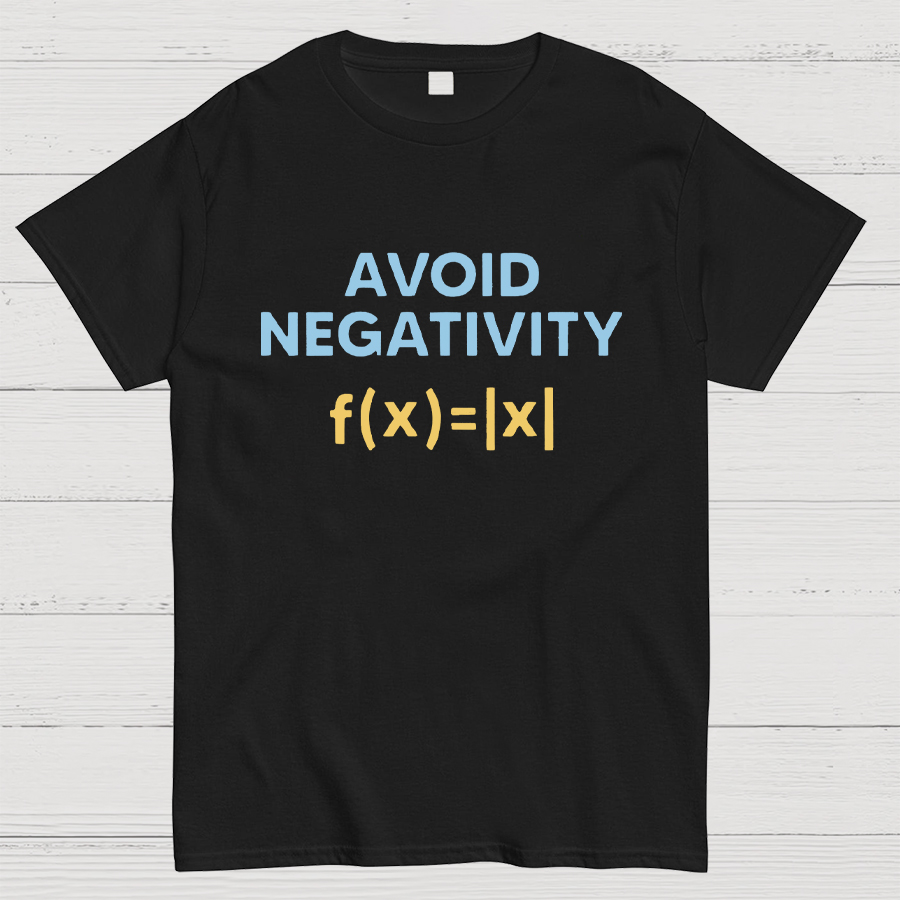 Avoid Negativity Geeky T-Shirt