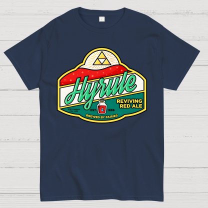 It's Dangerous to Go Sober, Take This-Hyrule Reviving Red Ale Geek T-Shirt