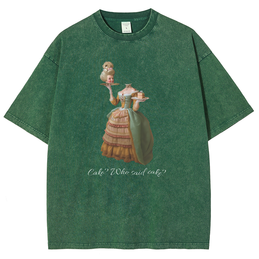 Let Them Eat Cake Vintage Distressed T-shirt