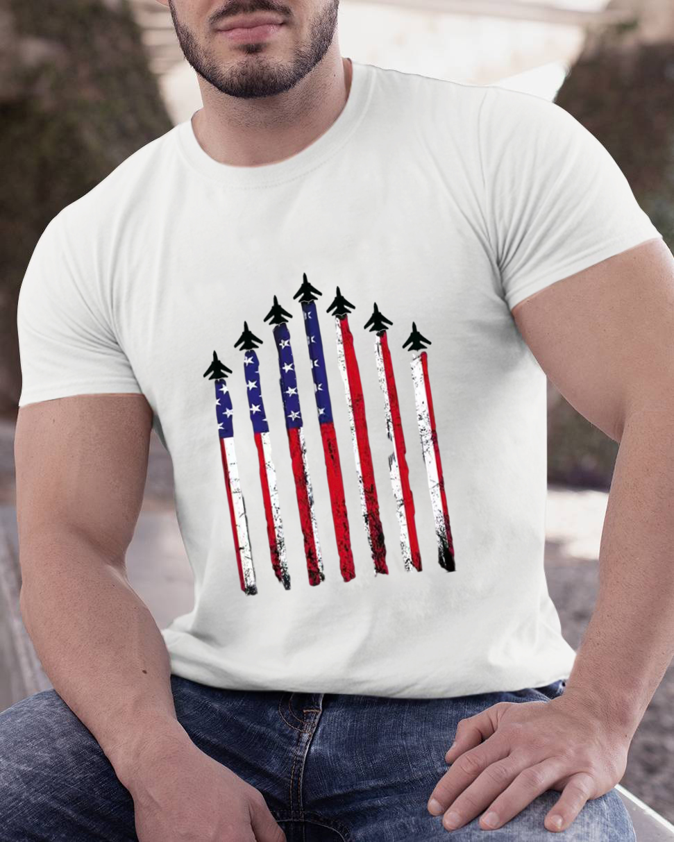 Flag 4th of July Geeky T-Shirt