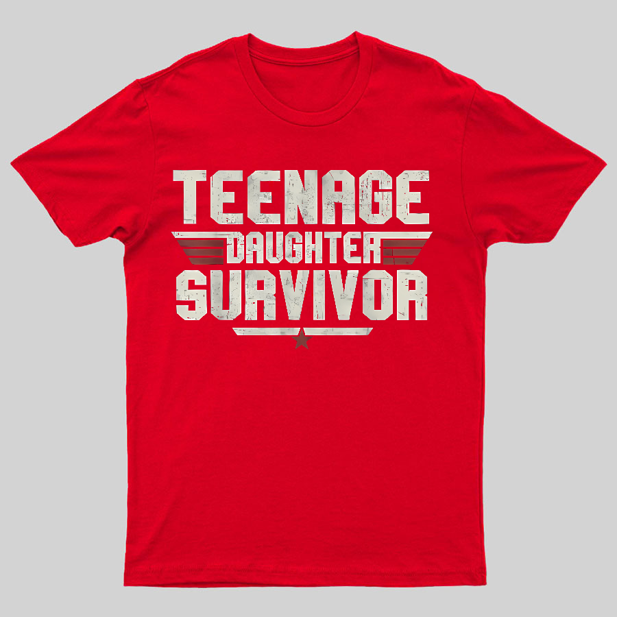 Teenage Daughter Survivor Vintage Geeky T-Shirt