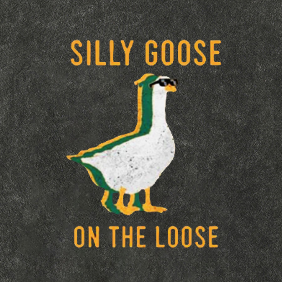 Silly Goose On The Loose Vintage Distressed T-shirt