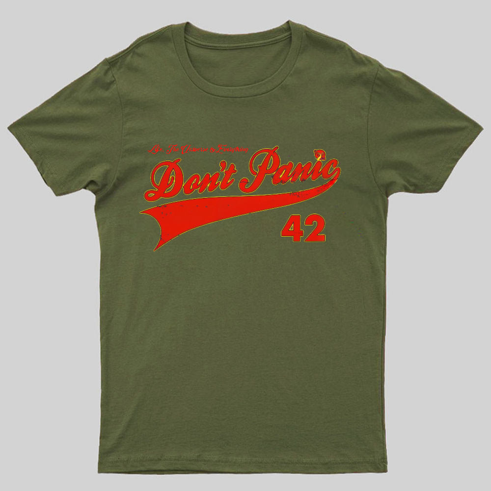 Dont Panic Geeky T-Shirt