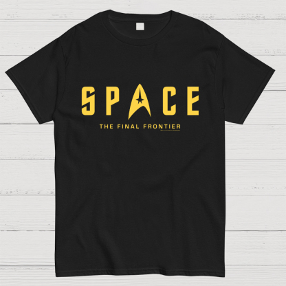 SPACE The Final Frontier Geeky T-Shirt
