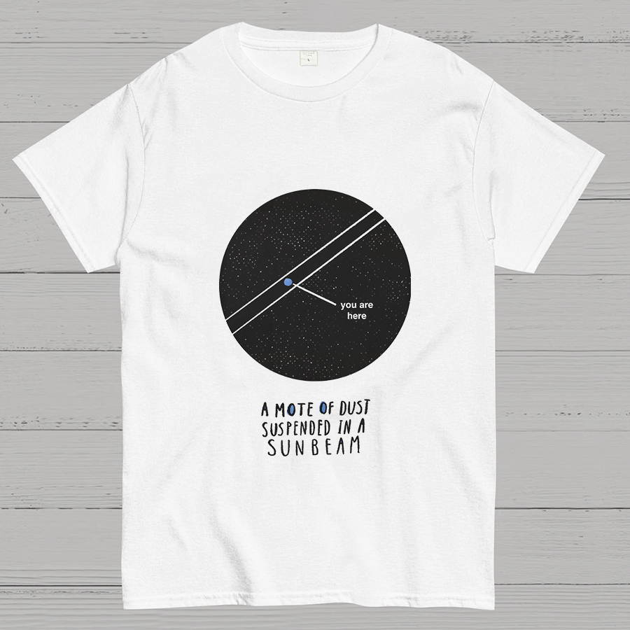 Pale Blue Dot Mote of Dust Space & Astronomy Geeky T-Shirt