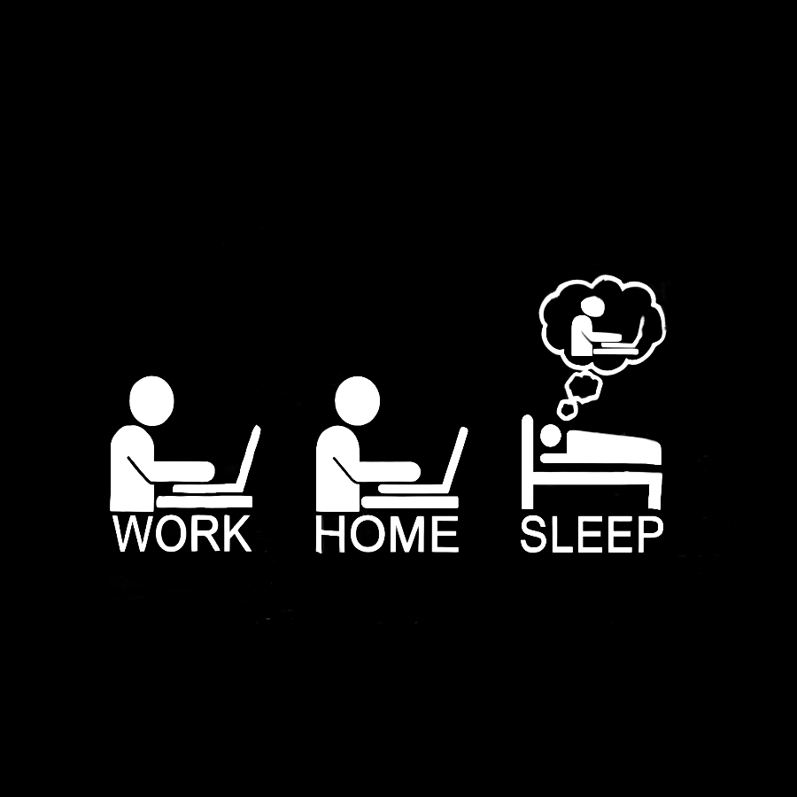 Work Gome Sleep Geeky T-Shirt