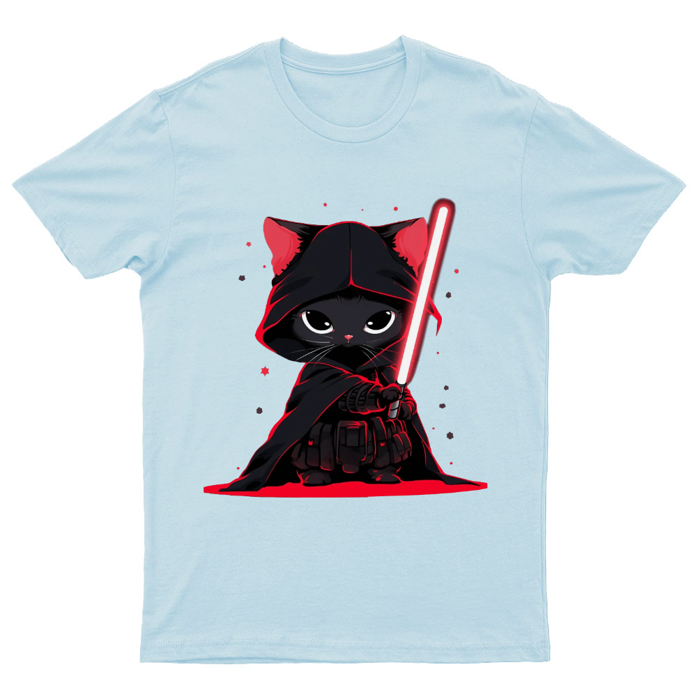 Cat Vader Embrace the Feline Dark Side! Nerdy T-Shirt