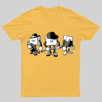 Computer Mafia Funny IT Geeky T-Shirt
