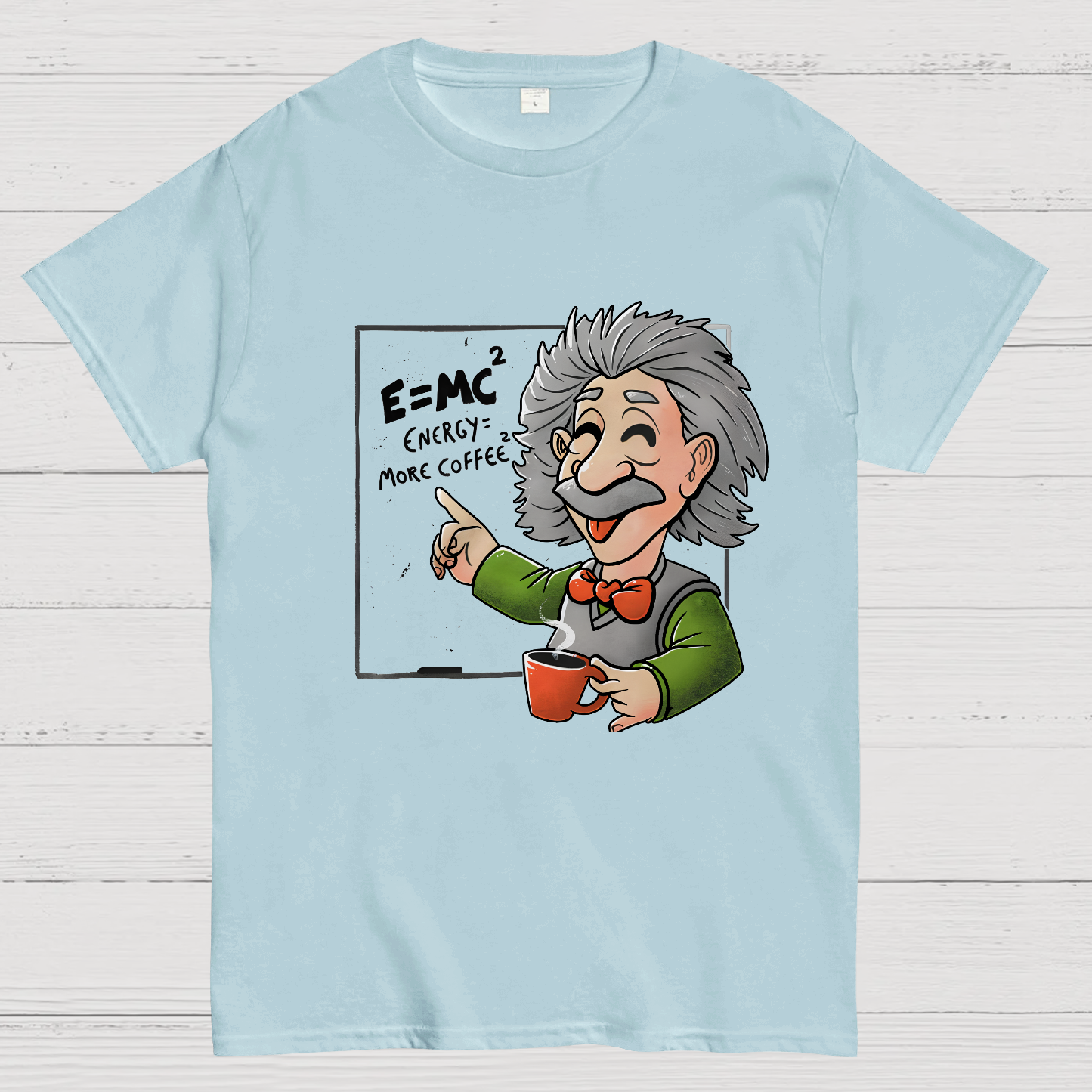 Energy More Coffee - Funny Nerd Einstein Theory Nerdy T-Shirt