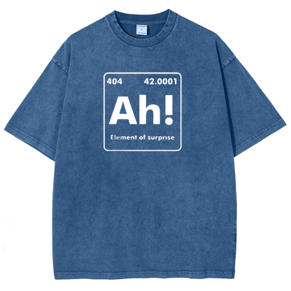 Ah! The Element Of Surprise Vintage Distressed T-shirt