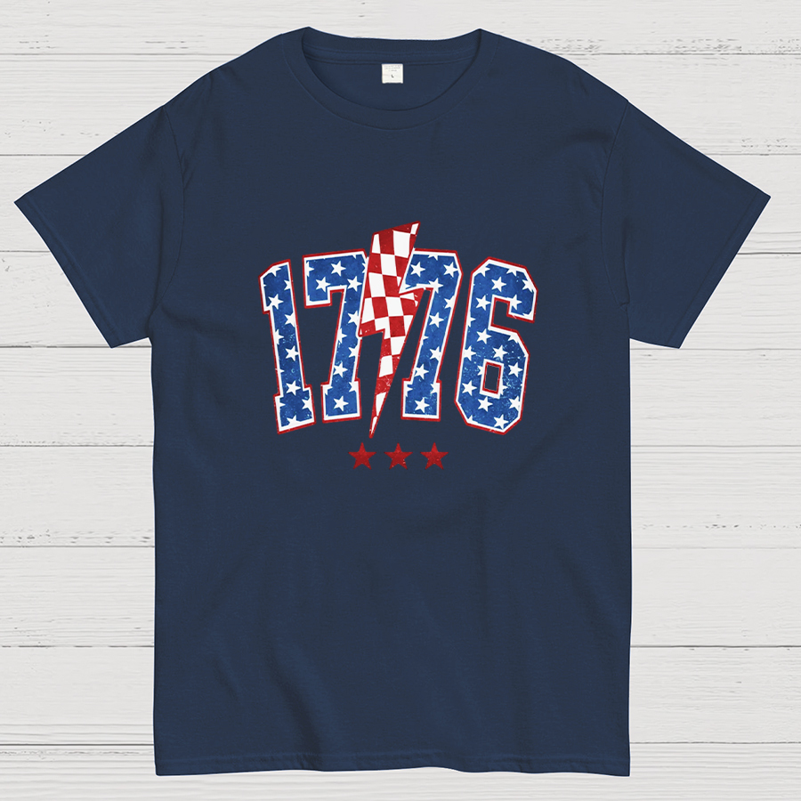 1776 America 4th of July Nerdy T-Shirt