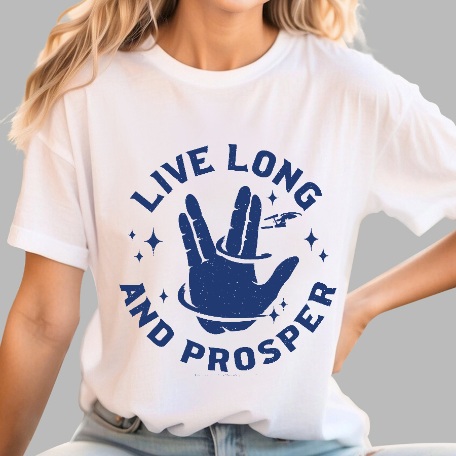 Live Long And Prosper Cosmic Geek T-Shirt