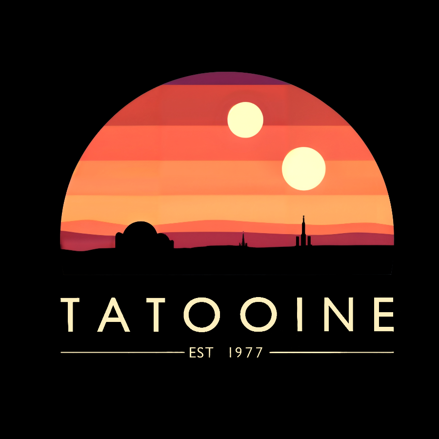 Tatooine Sunset Geeky T-Shirt
