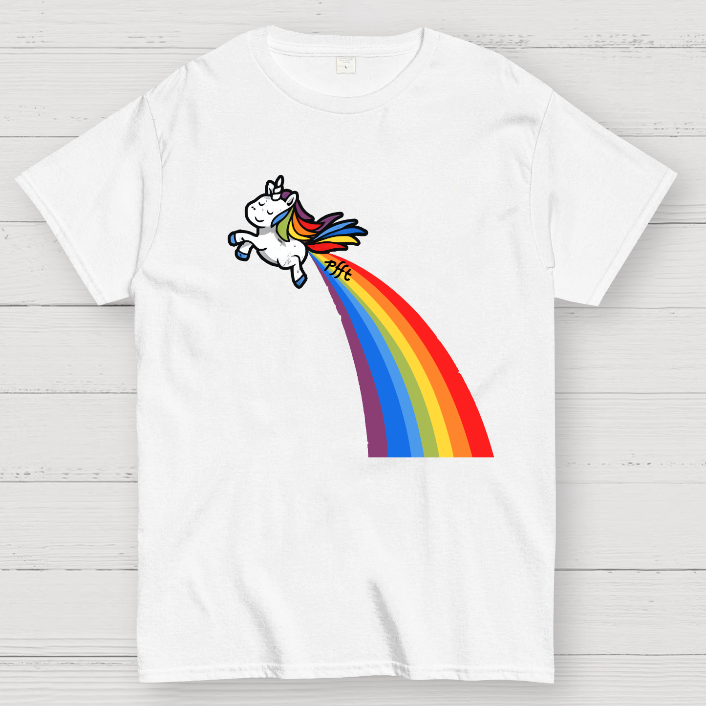 I Fart Rainbows Geek T-Shirt