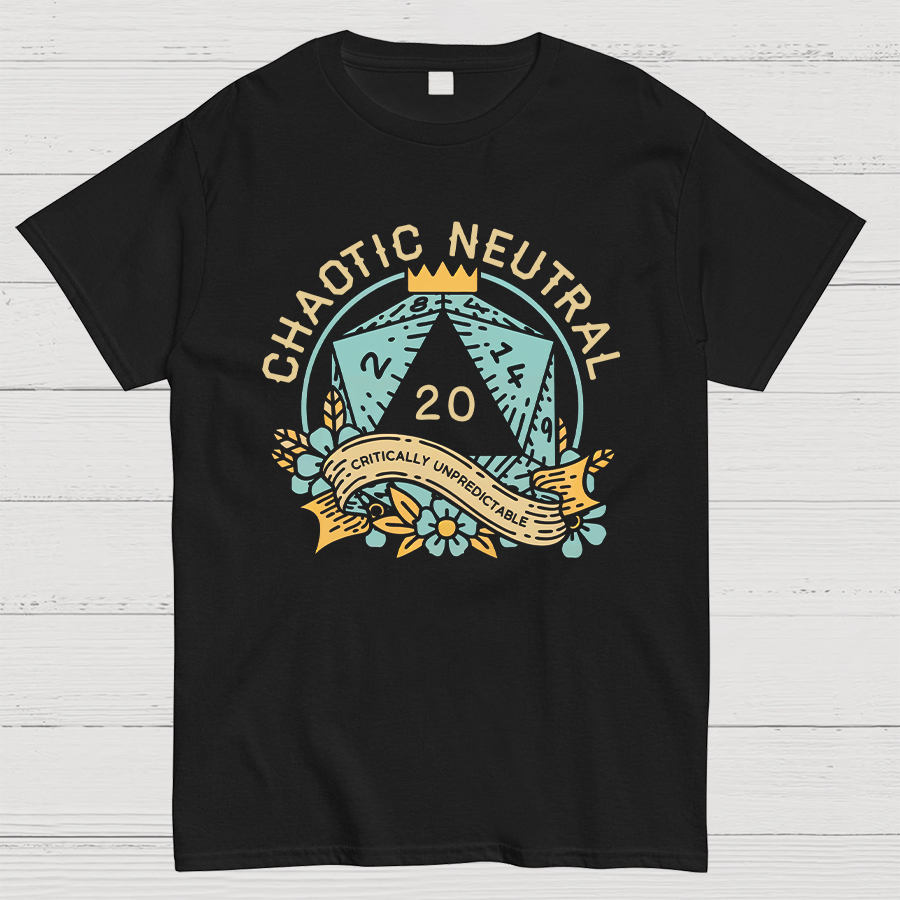 Chaotic Neutral Geeky T-Shirt