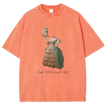 Let Them Eat Cake Vintage Distressed T-shirt