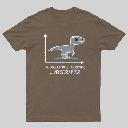 Velociraptor Geeky T-Shirt