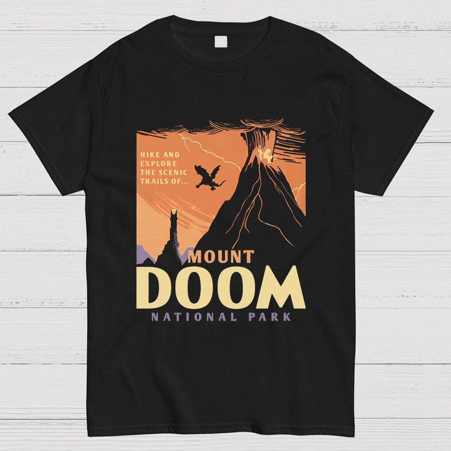 Mount Doom National Park Geeky T-Shirt