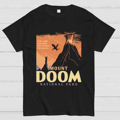 Mount Doom National Park Geeky T-Shirt