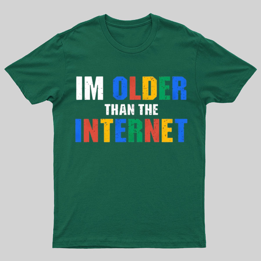 I Am Older Than The Internet Nerd T-Shirt