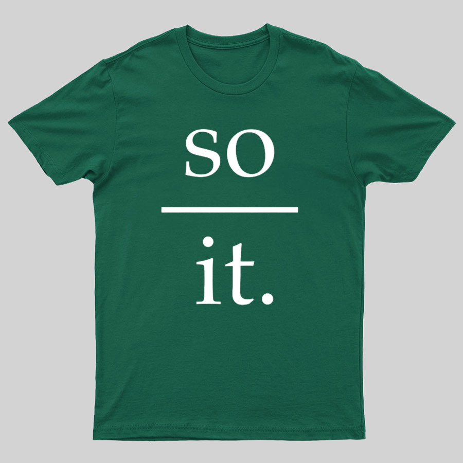 So Over It Nerd T-Shirt