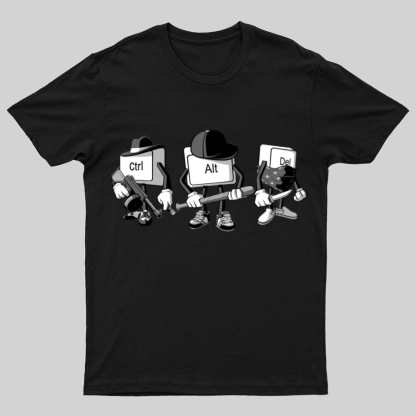 Computer Mafia Funny IT Geeky T-Shirt