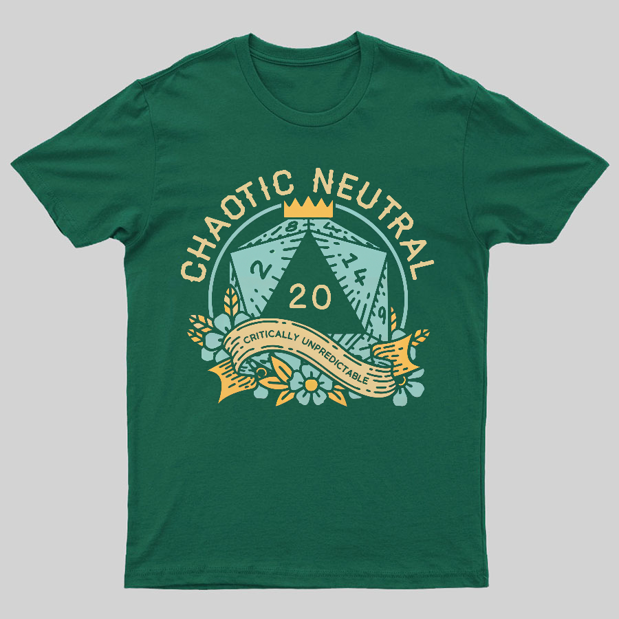 Chaotic Neutral Geeky T-Shirt