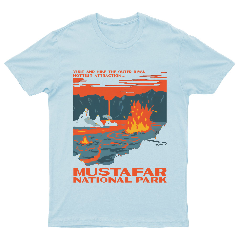 Mustafar National Park Nerdy T-Shirt